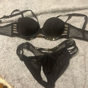 Honey birdete black set